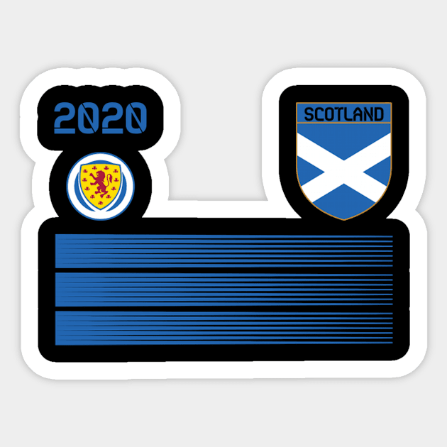 Scotland Football Jersey 2020 Scotland Soccer Sticker by HypeRamen